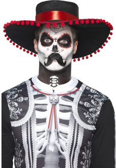 Smiffys Day of the Dead Halloween schmink set El Senor - volwassenen - complete set Multi
