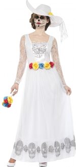 Smiffys Day of the Dead skelet bruidsjurk