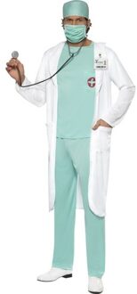 Smiffys Dokter kostuum met jas voor heren
