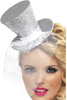 Smiffys Dressing Up & Costumes | Costumes - 70s Disco Fever - Fever Mini Top Hat On Head