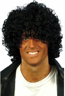 Smiffys Dressing Up & Costumes | Costumes - 80s Pop - Afro Wet Look Wig