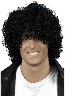 Smiffys Dressing Up & Costumes | Costumes - 80s Pop - Afro Wet Look Wig