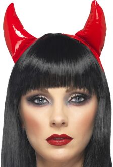 Smiffys Dressing Up & Costumes | Costumes - Halloween - Pvc Devil Horns Red