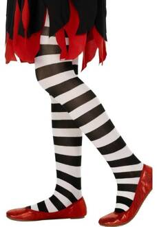 Smiffys Dressing Up & Costumes | Costumes - Halloween - Tights Black And White Striped,