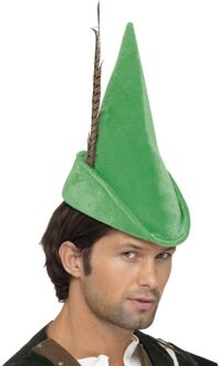 Smiffys Dressing Up & Costumes | Costumes - Medieval - Robin Hood Hat Deluxe Green