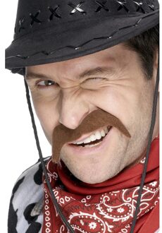 Smiffys Dressing Up & Costumes | Costumes - Western - Cowboy Tash Brown