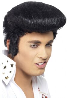 Smiffys "Elvis™ pruik voor volwassenen - Verkleedpruik - One size"