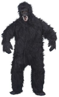 Smiffys Gorilla apen verkleed kostuum/ dierenpak - zwart - voor volwassenen