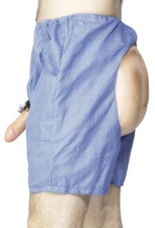 Smiffys Grappige onderbroek met nep piemel en billen - Fopartikelen - Namaak penis verkleedkleding