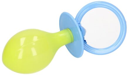 Smiffys Grote fopspeen - met piepgeluid - 20 x 8 cm - volwassenen - speen verkleedaccessoire