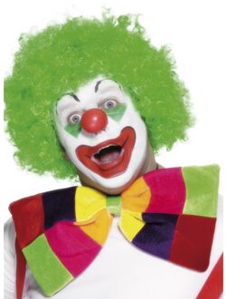 Smiffys Grote verkleed vlinderstrik Clown kostuum - multi-color - accessoires