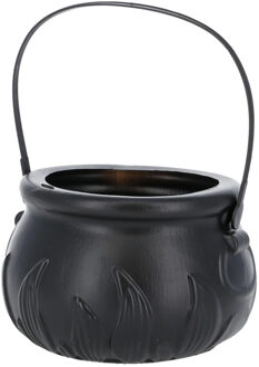 Smiffys Heksenketel - zwart - D10 cm - kunststof - halloween - horror - kookpot