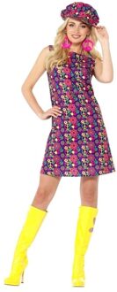 Smiffys Hippie peace sixties kostuum voor dames 36-38 (S)