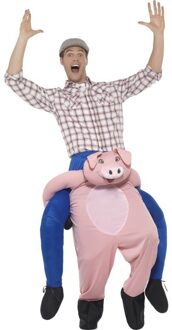 Smiffys Instap dierenpak kostuum varken voor volwassenen