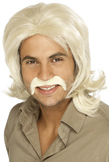 Smiffys Jaren 70 feestpruik blond
