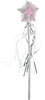 Smiffys Kersttoverstaf met fonkelende ster - Accessoires > Toverstokken, tiara's