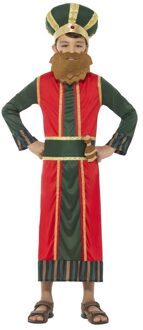 Smiffys Koning Caspar kostuum voor jongens 3-koningen kerst kostuum