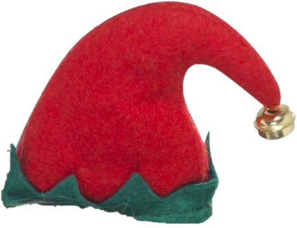 Smiffys Kostuum Hoed Mini Elf Rood