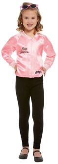 Smiffys Kostuum Jacket Kids -Kids tm 4 jaar- Grease Pink Ladies Roze