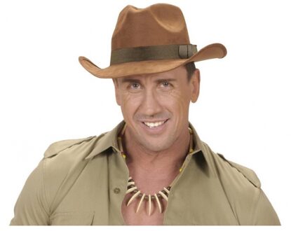 Smiffys Luxe cowboy hoed bruin