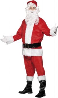 Smiffys Luxe kerst kostuum voor heren Rood