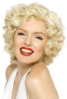 Smiffys Marilyn Monroe verkleed pruik Blond
