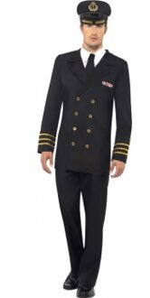 Smiffys Marine officier carnavals pak voor heren