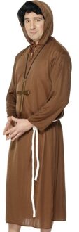 Smiffys Monnik kostuum - bruin - heren - priester gewaad - polyester - verkleedkleding