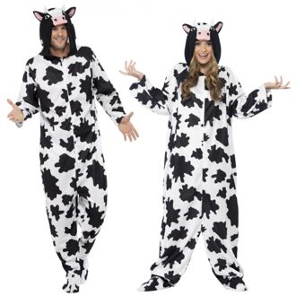 Smiffys Onesie koe voor volwassenen 40-50 (m)