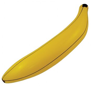 Smiffys Opblaas banaan 80 cm