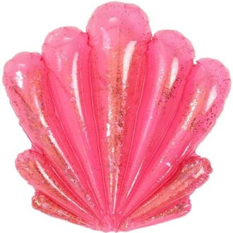 Smiffys Opblaasbare roze schelp 73 cm decoratie/speelgoed