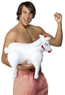Smiffys Opblaasschaap - Opblaasbaar schaap - Vrijgezellenfeest