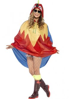 Smiffys Parrot Party Poncho