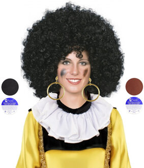 Smiffys Pieten set - pruik - kraag - schmink - oorbellen - sinterklaas