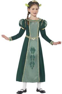 Smiffys Prinses Fiona Shrek™ kostuum - Kinderverkleedkleding maat 128-140