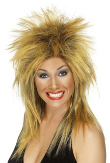 Smiffys Pruik Rock Diva Oranje