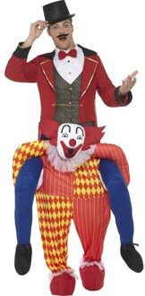 Smiffys Ride on kostuum clownspak voor volwassenen - Carnavalskostuums Multikleur