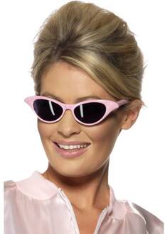 Smiffys Roze bril voor volwassenen - Accessoires > Brillen