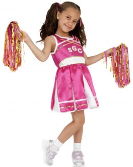 Smiffys Roze cheerleader verkleedkleding