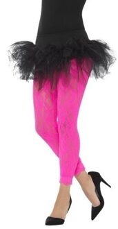 Smiffys Roze jaren 80 panty voor dames