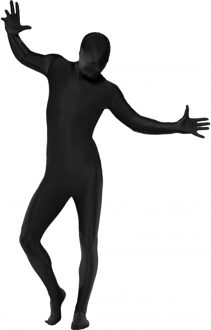 Smiffys Second skin kostuum zwart