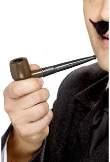 Smiffys Verkleed rookpijpje - kunststof - Boeren of matrozen pijp - Carnaval verkleedaccessoires Multi