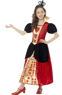 Smiffys Verkleedkleding harten koningin jurkje Multi