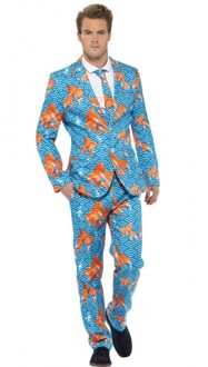 Smiffys Verkleedkleding heren maatpak goudvissen Multi