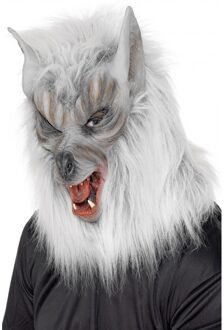 Smiffys Weerwolf halloween verkleedmasker - enge dieren masker - volwassenen