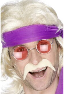 Smiffys Zelfklevende jaren 70 snor Multi