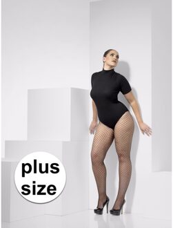 Smiffys Zwarte netpanty voor dames - XL - Accessoires > Panty's en kousen