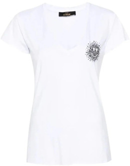 Smiley Print Twin-set T-shirts en Polos Twinset , White , Dames - M,S