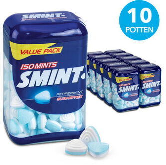 Smint Smint - Peppermint 150 Mints XL 10 Stuks