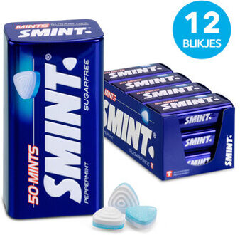 Smint Smint - Peppermint 50 Mints 12 Stuks